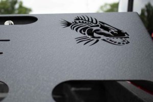 Jeep Gladiator JT Truck Bed Storage Rack - Fishbone Offroad - Powder Coated - Black - `20-`27